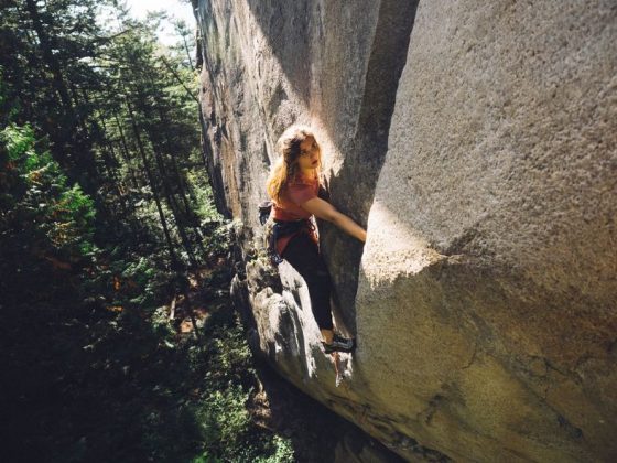 Heather Lightfoot Climbing