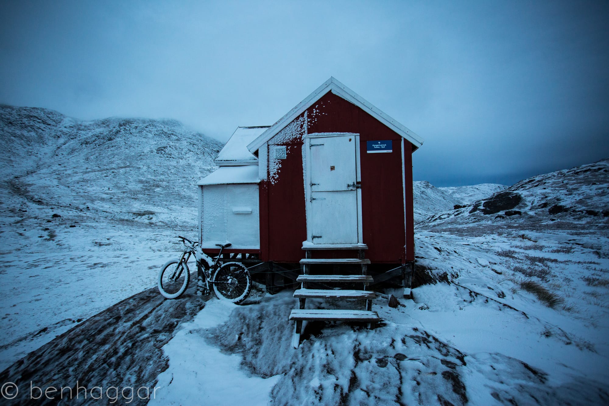 Bikepacking Greenland Snow Bike