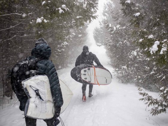 Ryan-Carter-surfers-walking-Lake-Huron-Ontario