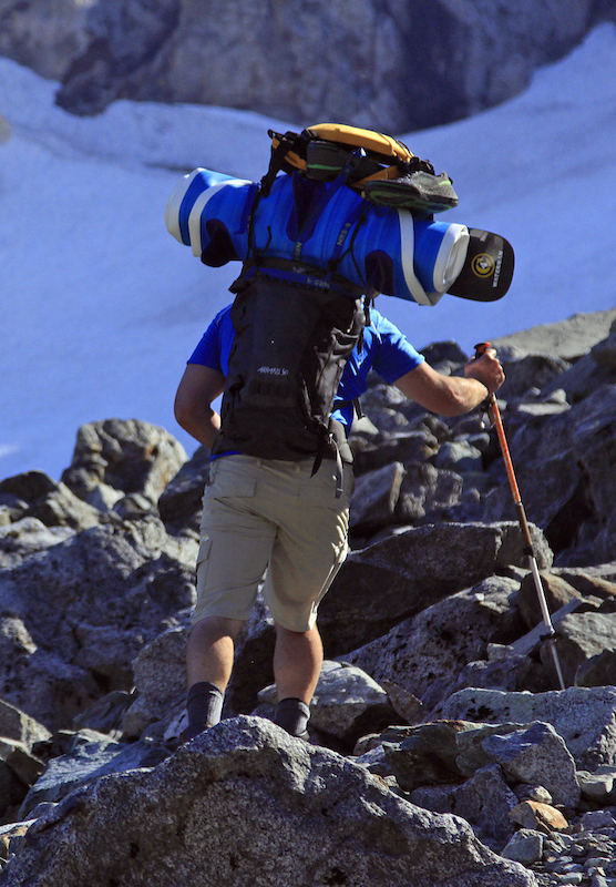 alpine to ocean SUP backpack JIMMY MARTINELLO PHOTO