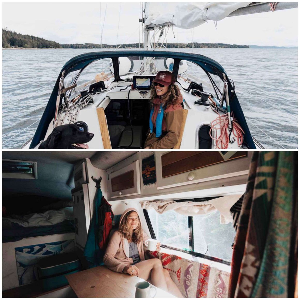Agathe Bernard sailing photo