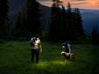 Using the BioLite Range series headlamp outside