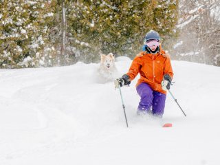 Telemark skiing in Ontario