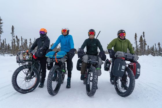 Riding fat bikes to James Bay, Ontario