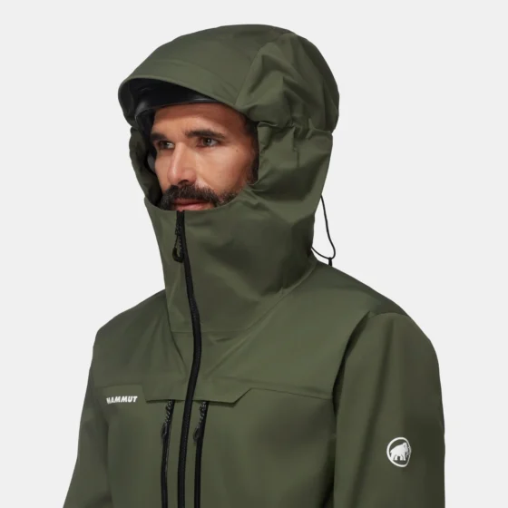 Mammut Haldigrat hooded jacket shell for men